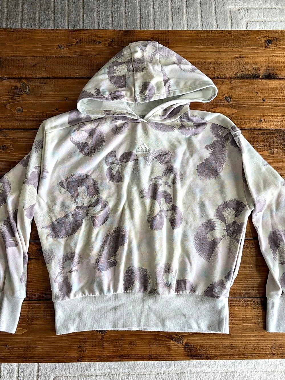 adidas Floral Print Hoodie